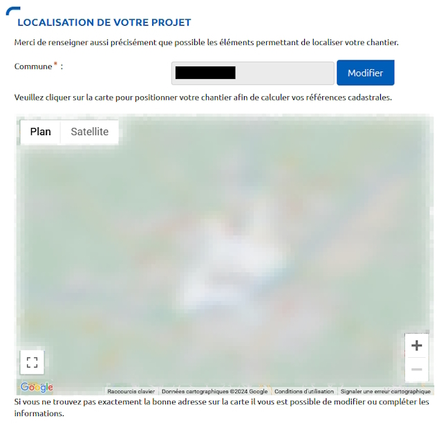 Localisation du projet